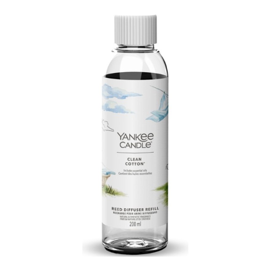 Yankee Candle Signature Reed Diffuser Refill 200 ml – Clean Cotton
