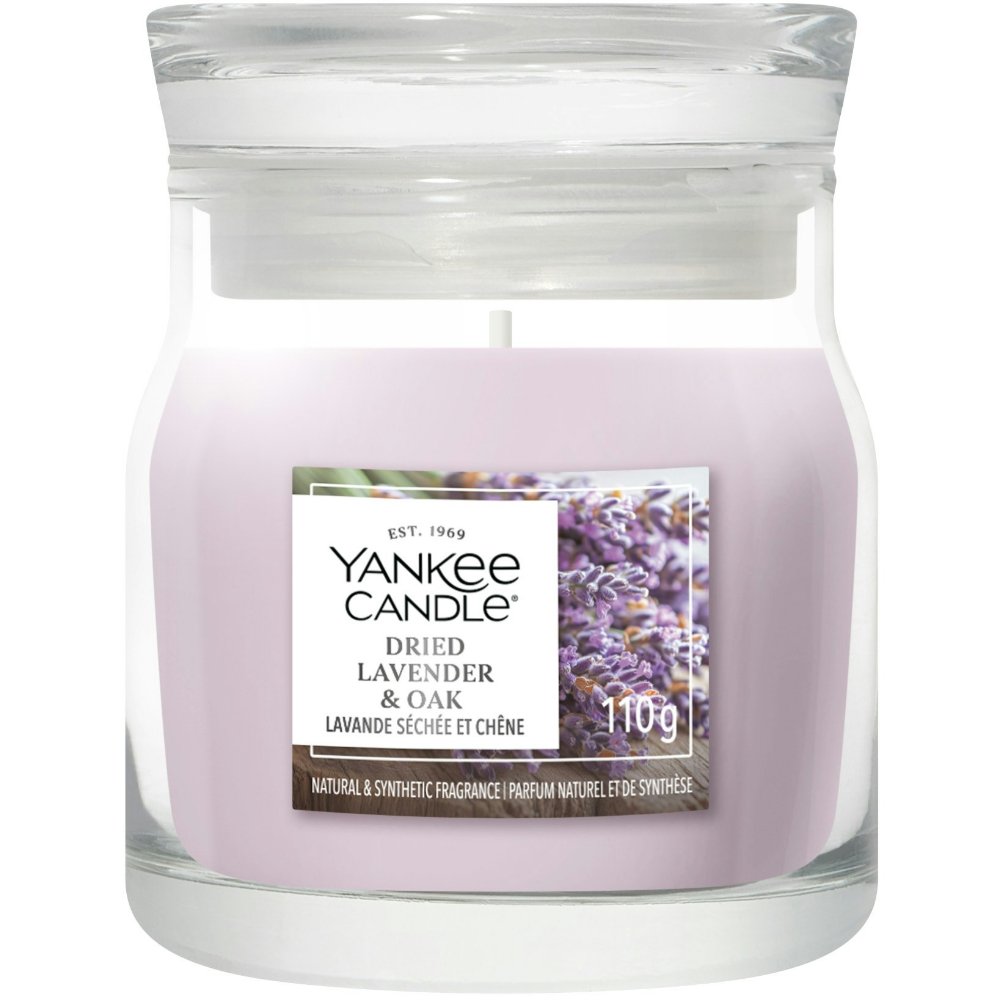 Yankee Candle Signature Small Jar – Dried Lavender & Oak