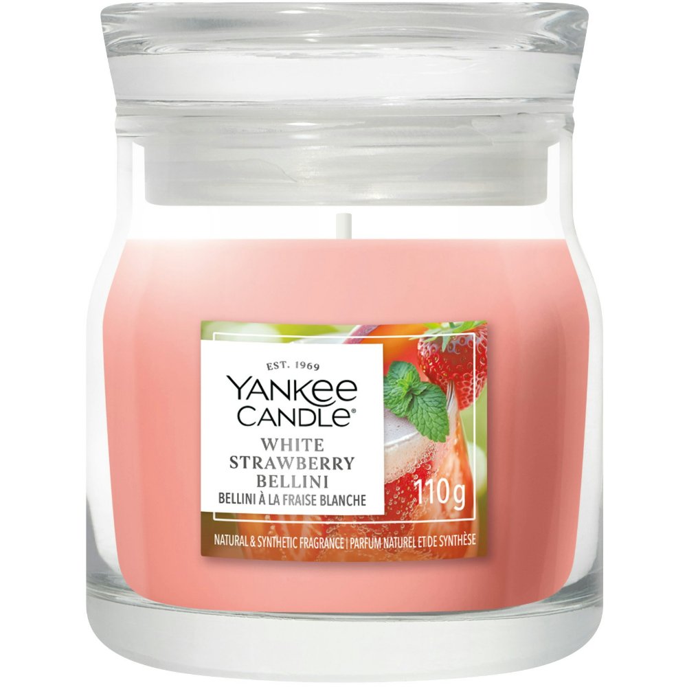 Yankee Candle Signature Small Jar – White Strawberry Bellini